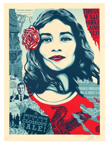 Shepard Fairey  - "Defend Dignity" Large Format