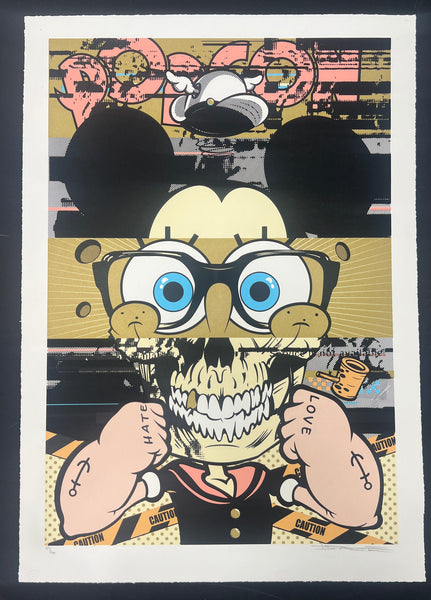 D*Face Art Alliance "The Provocateurs" Print POP-EYE-CON