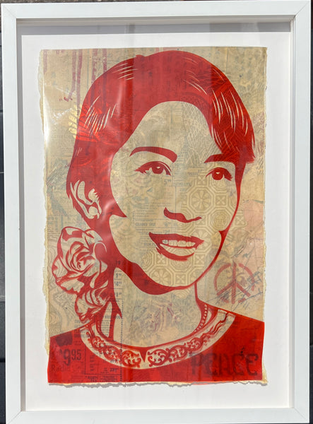 SHEPARD FAIREY - BURMESE WOMAN