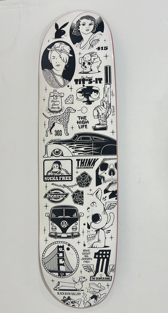 Mike Giant X Jeremy Fish Sucka Free Skateboard Deck