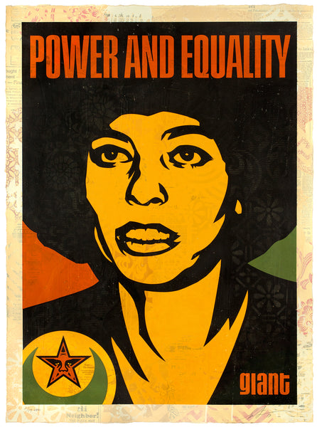 Shepard Fairey "Angela Nubian" (HPM)