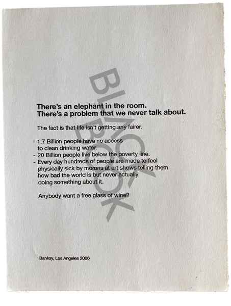 Banksy "Barely Legal" Show Flyer #2