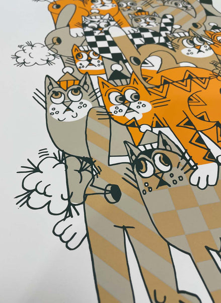 Ferris Plock "Cat Farts" Print