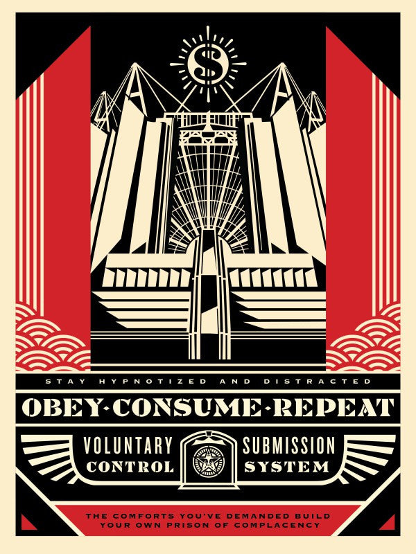 Shepard Fairey "Church of Consumption"