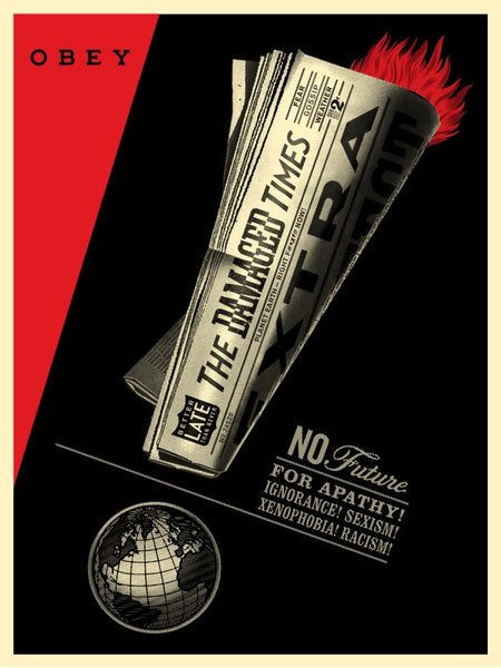 Shepard Fairey "Damaged Times"