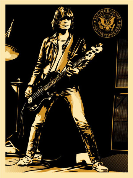 Shepard Fairey "Dee Dee Ramone"