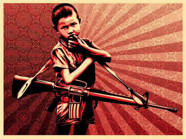 Shepard Fairey "Duality of Humanity 5"