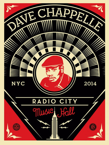 Shepard Fairey "Dave Chappelle"