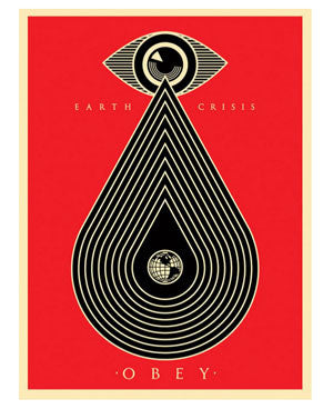 Shepard Fairey "Earth Crisis" (Red)