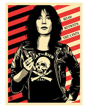 Shepard Fairey "Eat The Rich"